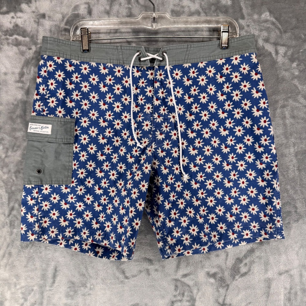 Kanvas by Katin Men's Heritage Collection Board Shorts Floral‎ Print Size 33